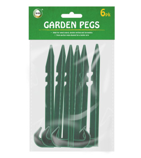 6pc Garden Pegs
