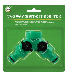 Two Way Shut-Off Adaptor