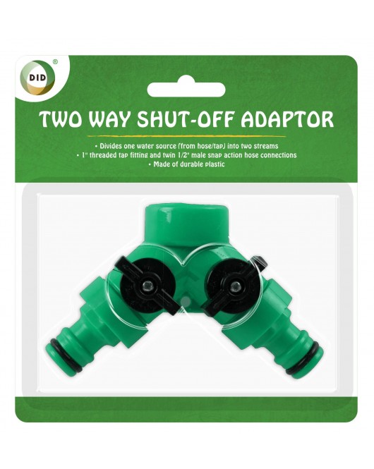 Two Way Shut-Off Adaptor