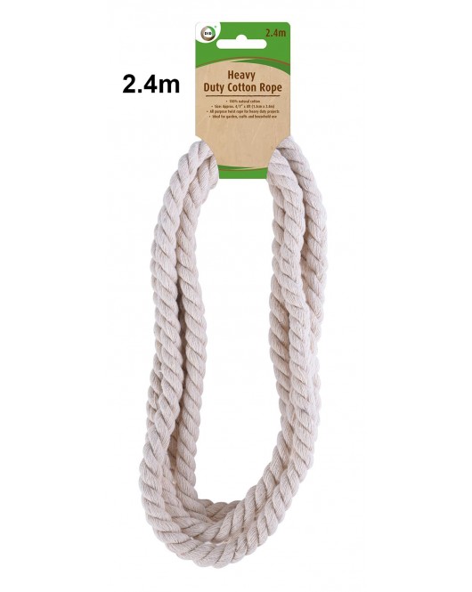 2.4m Heavy Duty Cotton Rope