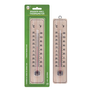 Wooden Wall Thermometer