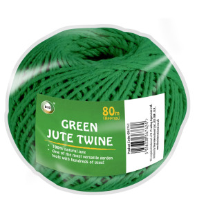 80m Green Jute Twine