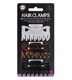3Pk Hair Clamps