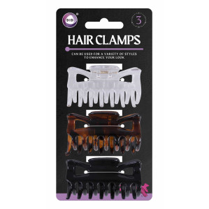 3Pk Hair Clamps