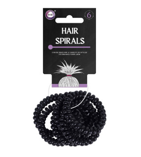 6Pk Hair Spirals 