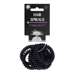 6Pk Hair Spirals 
