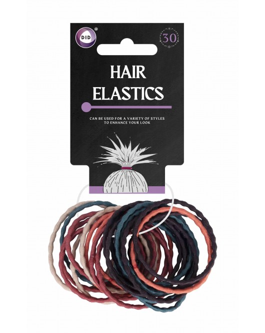 30Pk Hair Elastics
