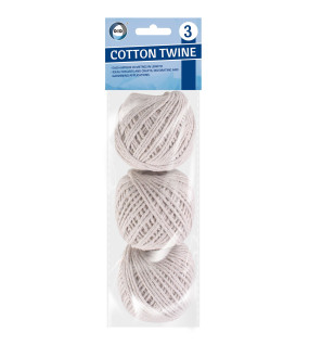 3pc Cotton Twine (3 x 45M)