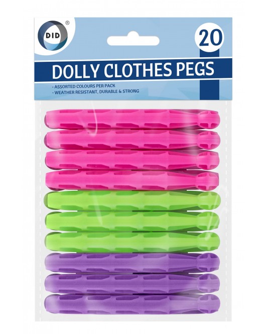 20pc Dolly Clothes Pegs