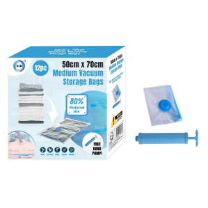 12pc 50cm x 70cm Medium Vacuum Storage Bags