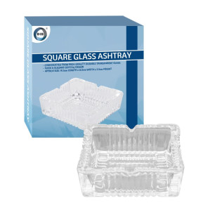 Square Glass Ashtray