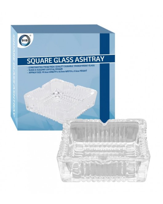 Square Glass Ashtray