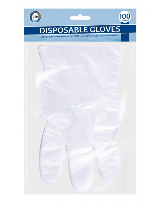 100Pk (50Pairs) Disposable Gloves