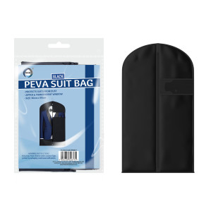 60cm x 100cm Peva Black Suit Bag