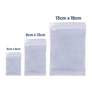 60Pk Resealable Bags