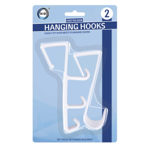 2Pk Over The Door Hanging Hooks