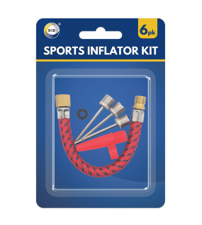 6pc Sports Inflator Kit