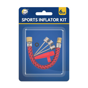 6pc Sports Inflator Kit