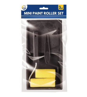 3pc Mini Paint Roller Set