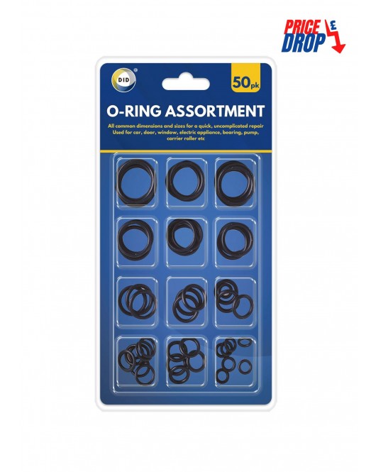 50pc O-Ring Assortment