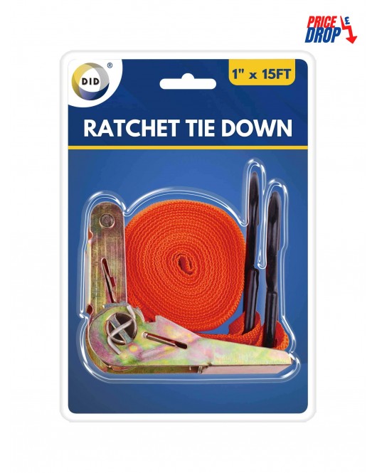 1" x 15ft Ratchet Tie Down
