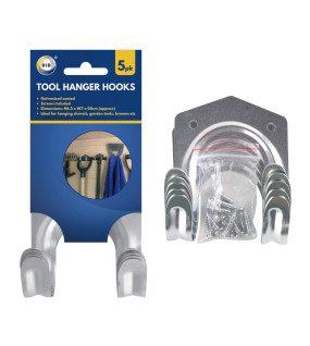 5pc Tool Hanger Hooks