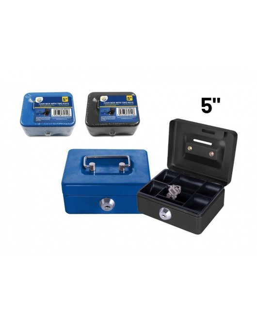 5" Cash Box with Two Keys