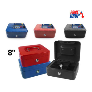8" Cash Box with Two Keys