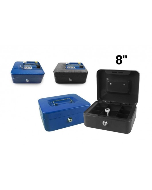 8" Cash Box with Two Keys