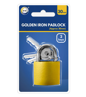 30mm Golden Iron Padlock