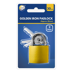 30mm Golden Iron Padlock