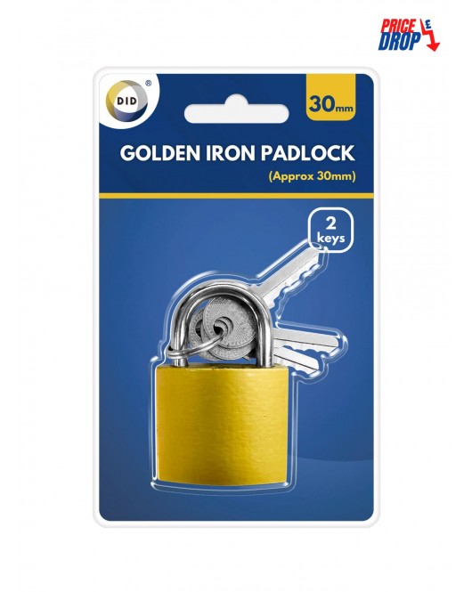 30mm Golden Iron Padlock
