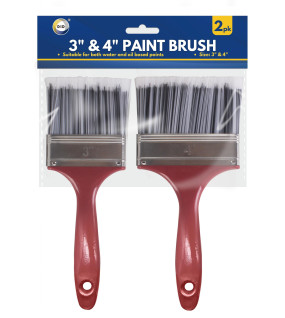 2pc 3" & 4" Paint Brush