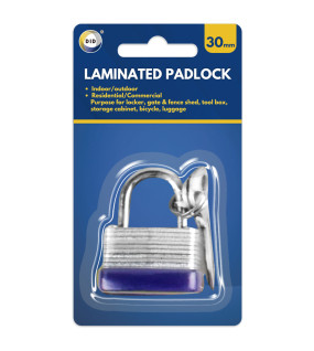 30mm Laminated Padlock