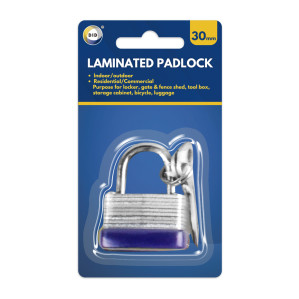 30mm Laminated Padlock