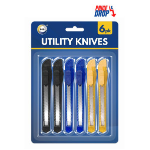 6pc Utility Knives