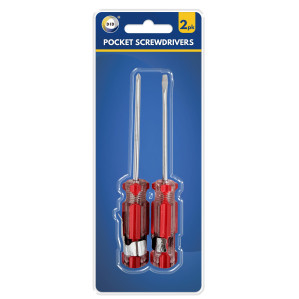 2pc Pocket Screwdrivers
