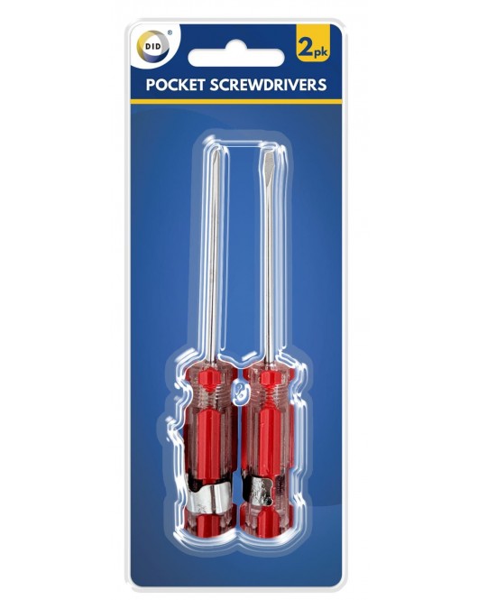2pc Pocket Screwdrivers