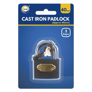 40mm Cast Iron Padlock