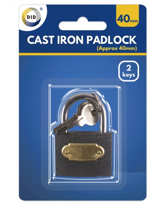40mm Cast Iron Padlock