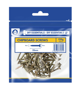 25mm Chipboard Screws 125G