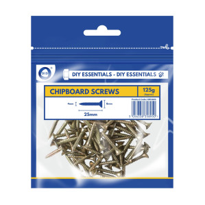 25mm Chipboard Screws 125G