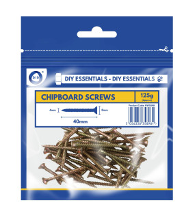 40mm Chipboard Screws 125G