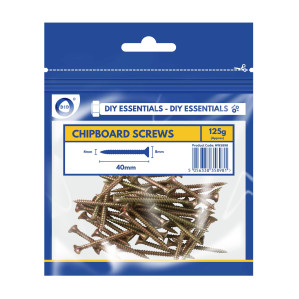 40mm Chipboard Screws 125G
