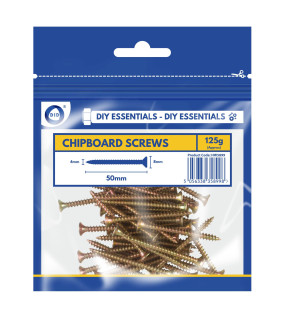 50mm Chipboard Screws 125G