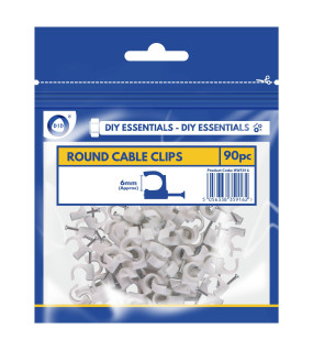 6mm Round Cable Clips