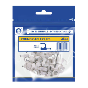 12mm Round Cable Clips