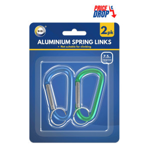 2pc Aluminium Spring Links