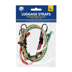 3pc Luggage Straps