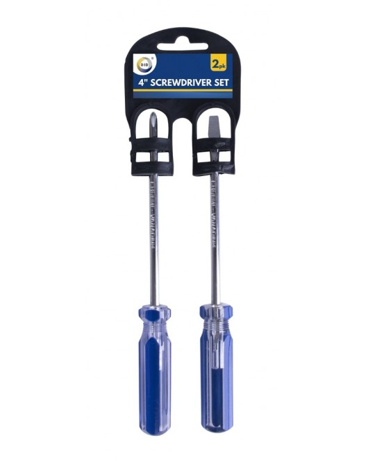 2pc 4" Screwdriver Set